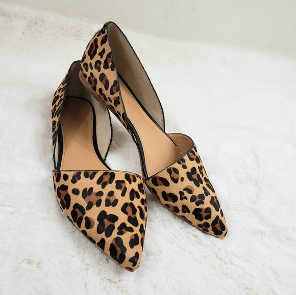 J. Crew Shoes - J.crew factory Leopard calf hair odorsay flats